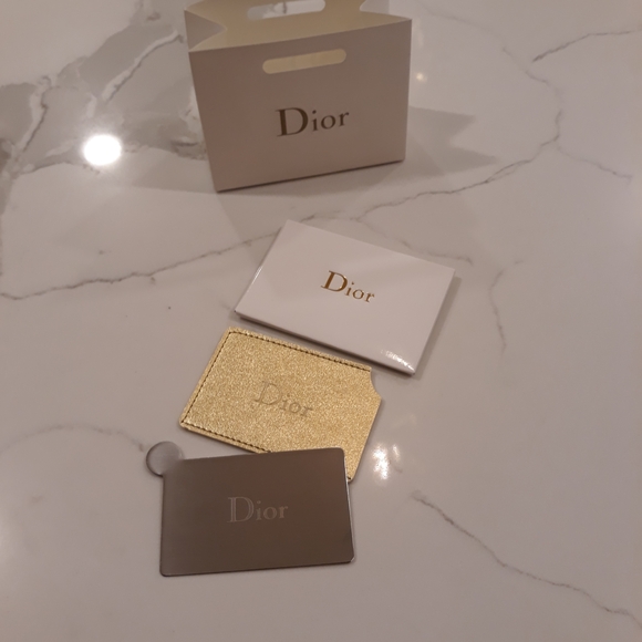 Dior Gold and Silver Card Holder Set - Picture 2 of 2